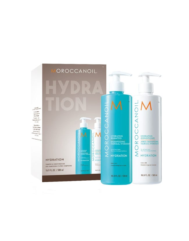 Moroccanoil Hydrate Shampoo and Conditioner Half Liter Set